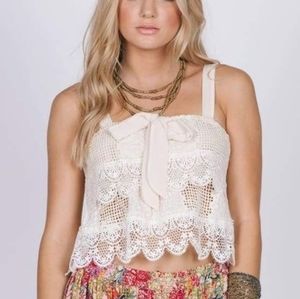 NEW RAGA State Of Dreaming crochet cropped top